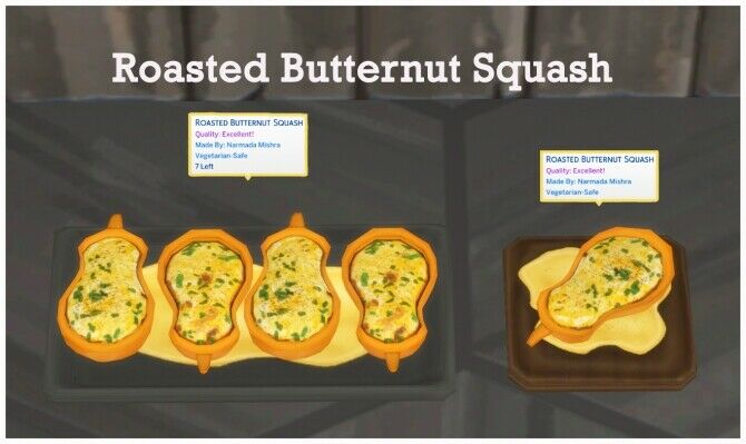 sims 4 cc roasted butternut squash at icemunmun by icemunmun 2