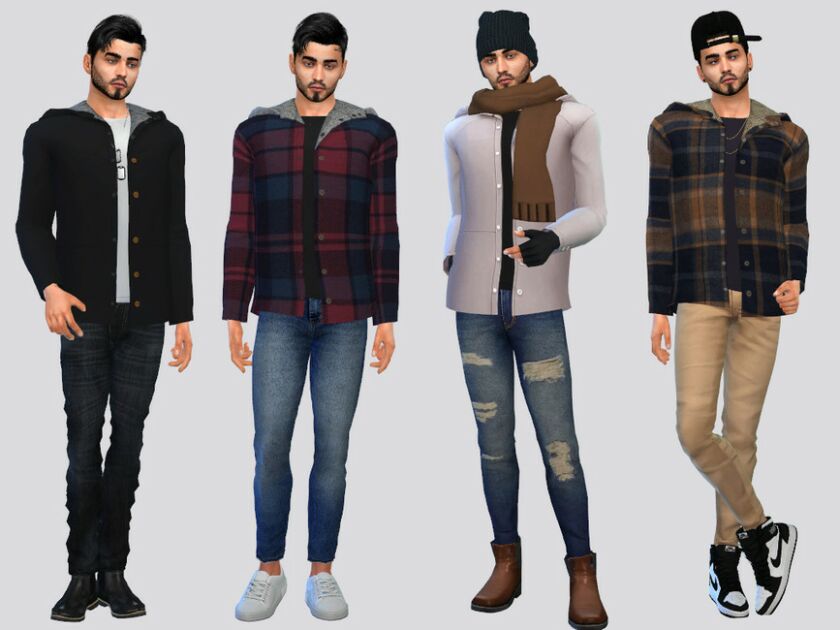 Rodrigo Fall Hoodie Shirt By Mclaynesims Sims 4 CC