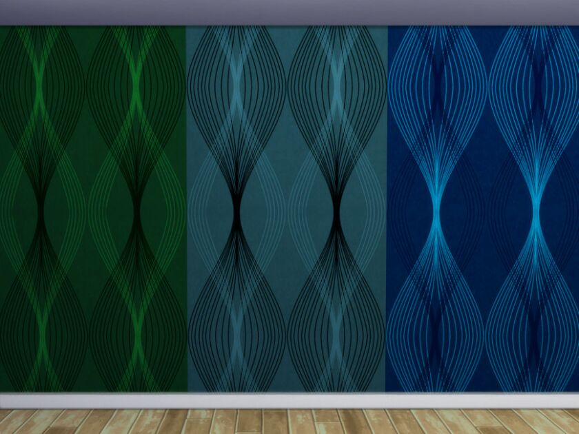 sims 4 cc roobs vertical waves wallpaper by rubriel 3