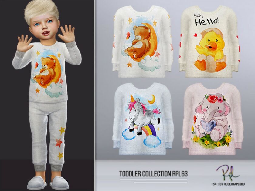 Rplts4 Toddler RPL63 By Robertaplobo Sims 4 CC