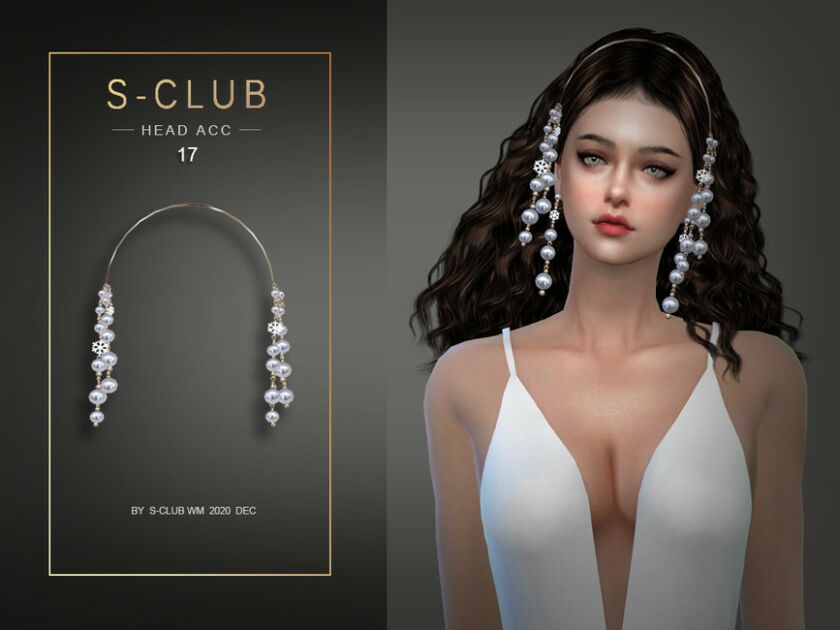 S-Club WM Headacc 202017 By S-Club Sims 4 CC