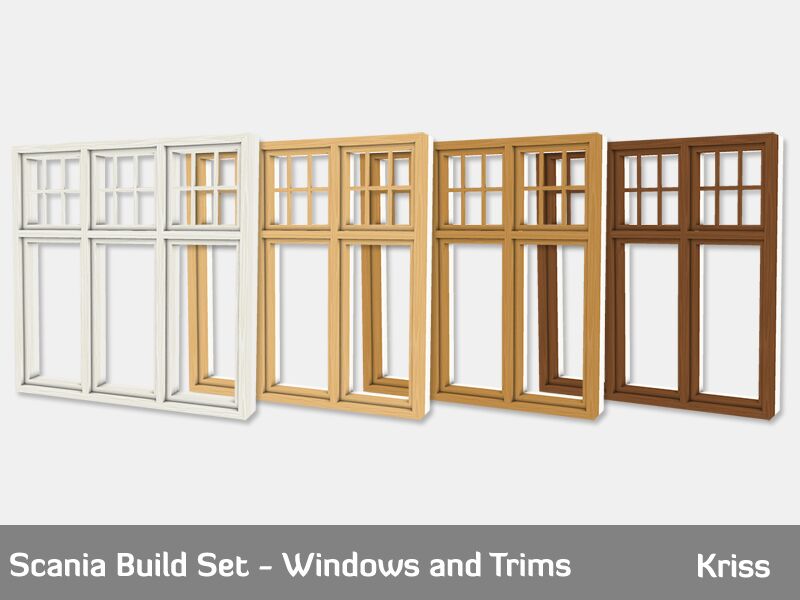 Scania Window – Jugend Trellis – 2-Tile By Kriss Sims 4 CC