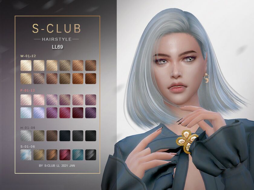 sims 4 cc sclub ts4 llhair n69 joy by s club 2