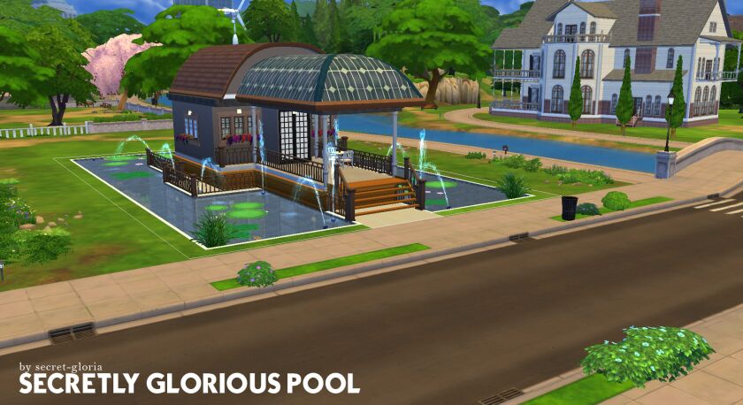 Secretly Glorious Pool Sims 4 CC