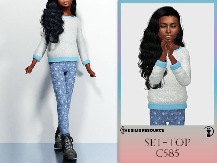 Set-Top C585 By Turksimmer Sims 4 CC