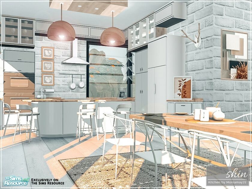 Shin Kitchen By Moniamay72 Sims 4 CC