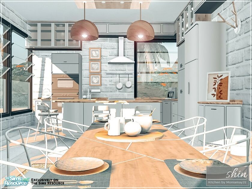 sims 4 cc shin kitchen by moniamay72 2