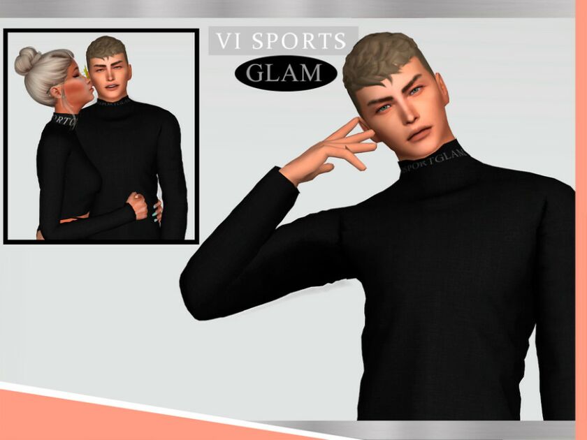 Shirt M Sportglam I – VI Sims 4 CC