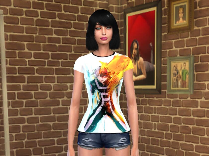 sims 4 cc shoto boku no hero t shirt 2