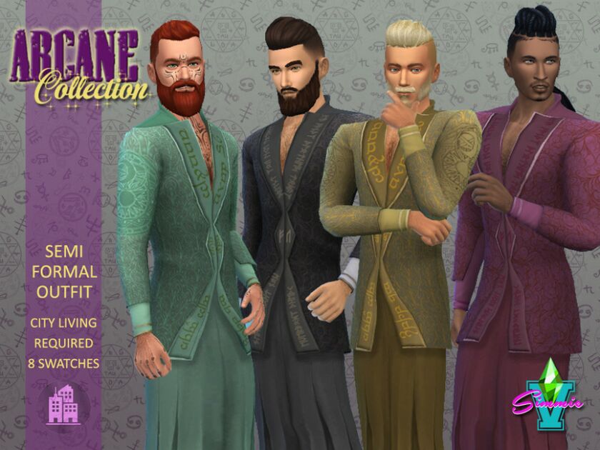 Simmiev Arcane Semi Formal By Simmiev Sims 4 CC