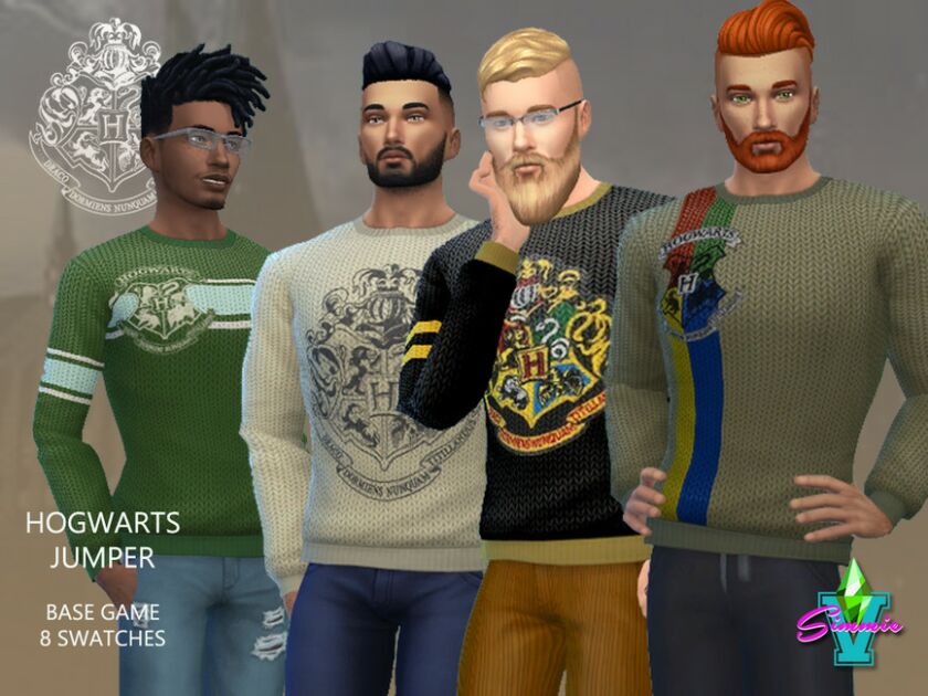 Simmiev Hogwarts Jumper By Simmiev Sims 4 CC