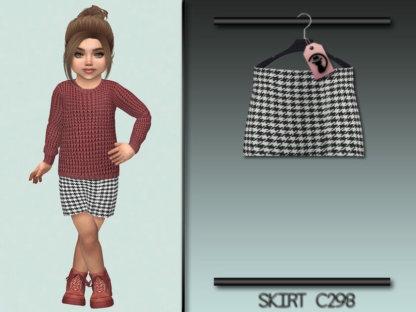 Skirt C298 By Turksimmer Sims 4 CC