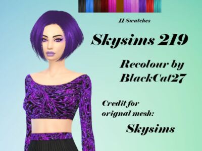 Skysims 219 Recolour By Blackcat27 Sims 4 CC