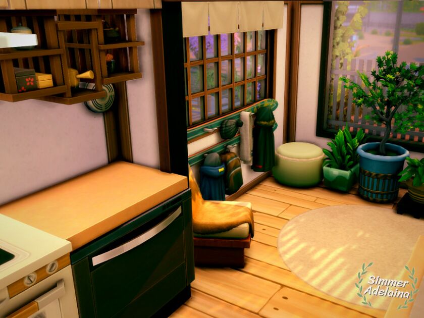 sims 4 cc small japanese apartments 6