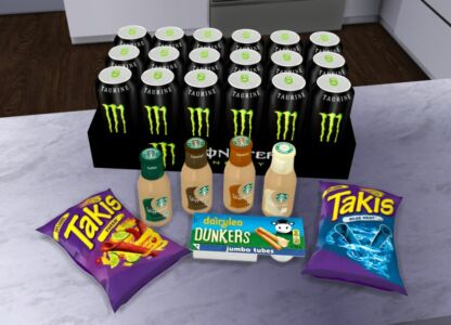 Snacks #2 Sims 4 CC