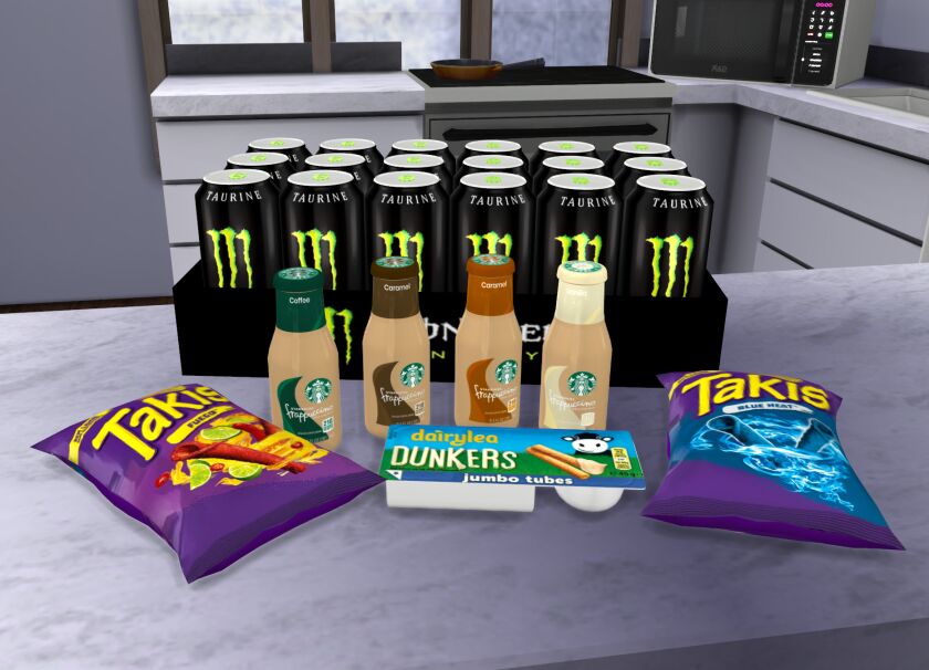 sims 4 cc snacks 2 by simmerkate 2