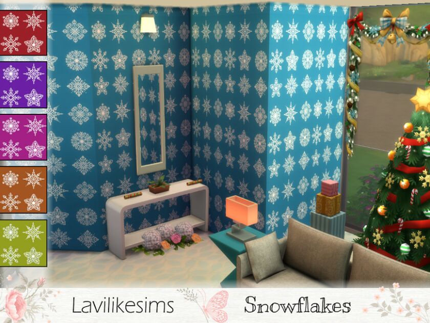 Snow Flakes By Lavilikesims Sims 4 CC