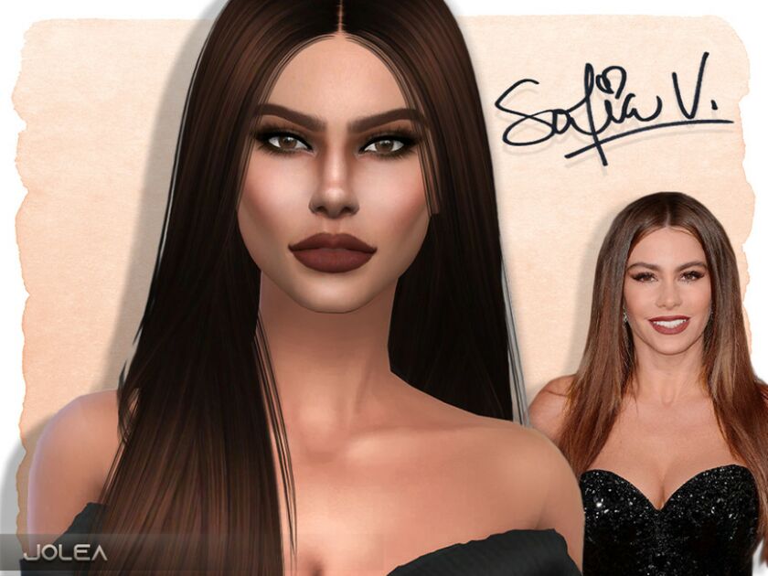 Sofia Vergara By Jolea Sims 4 CC