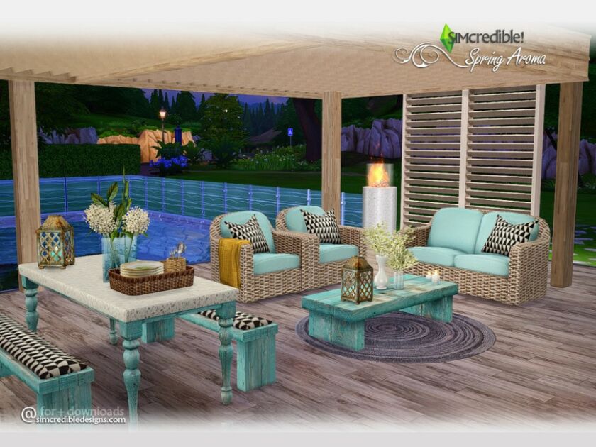 sims 4 cc spring aroma web transfer by simcredible 4