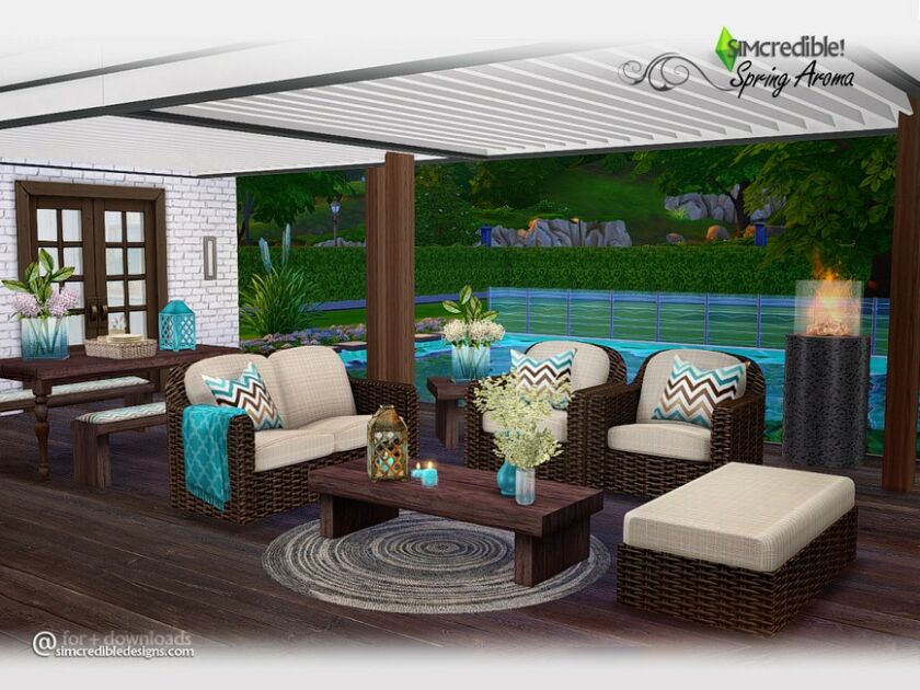 sims 4 cc spring aroma web transfer by simcredible 7