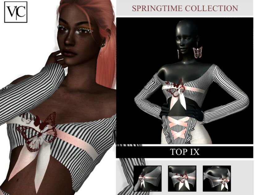 Springtime Collection – TOP IX Sims 4 CC