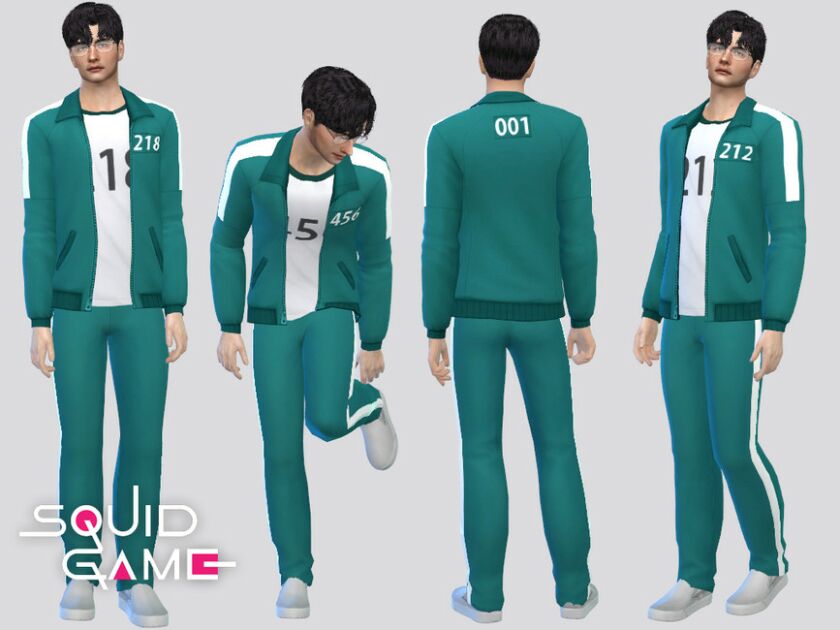 Squid Game Outfit M Sims 4 CC