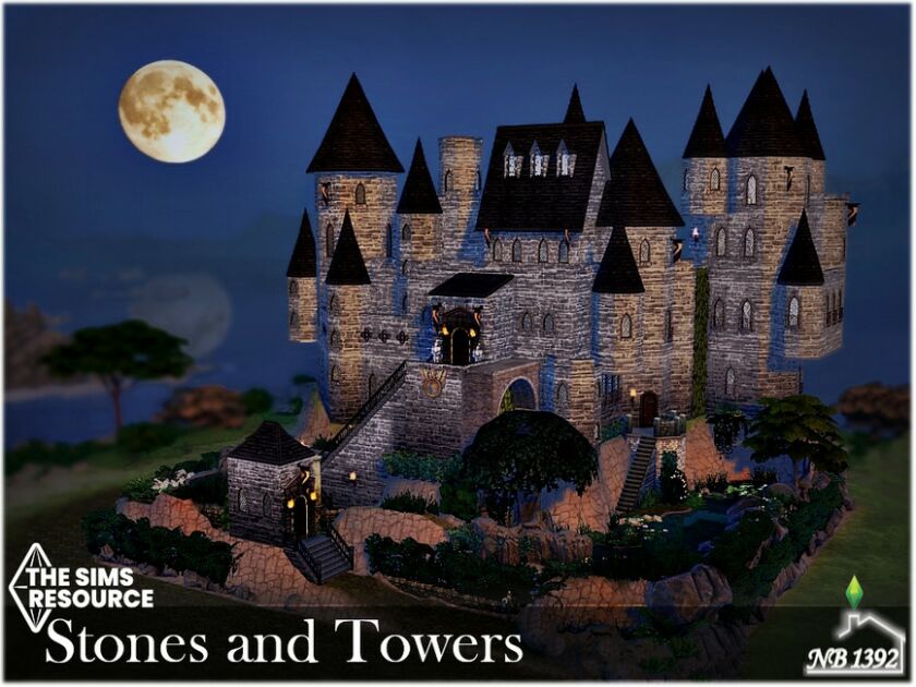 Stones And Towers By Nobody1392 Sims 4 CC