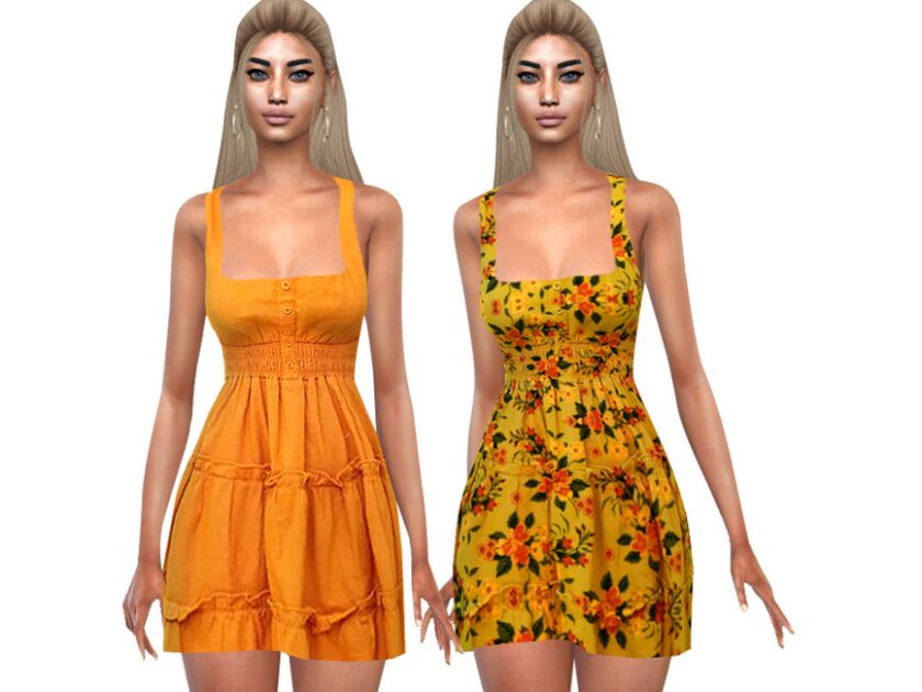 Summer Style Colorful Dresses By Saliwa Sims 4 CC