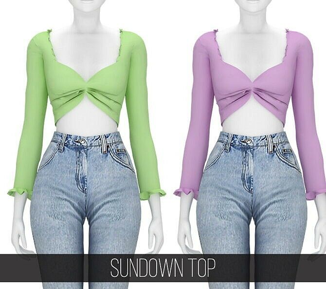 Sundown TOP Sims 4 CC