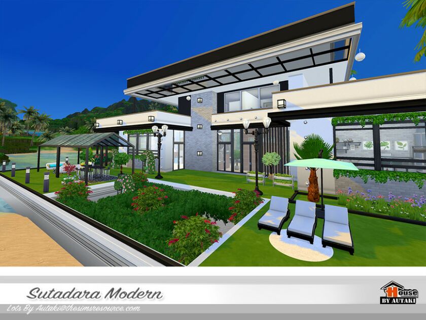 sims 4 cc sutadara modern by autaki 3