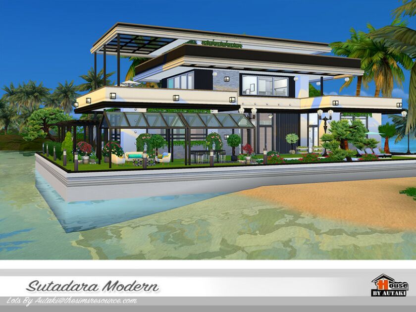 sims 4 cc sutadara modern by autaki 4