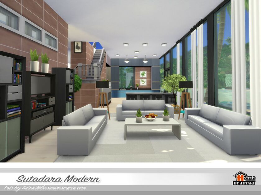 sims 4 cc sutadara modern by autaki 5