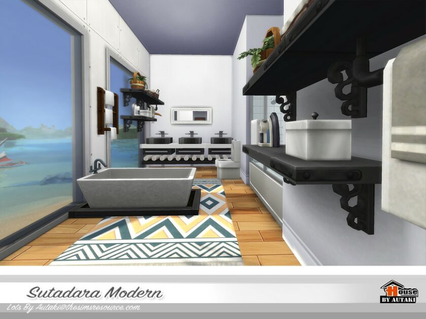 sims 4 cc sutadara modern by autaki 7