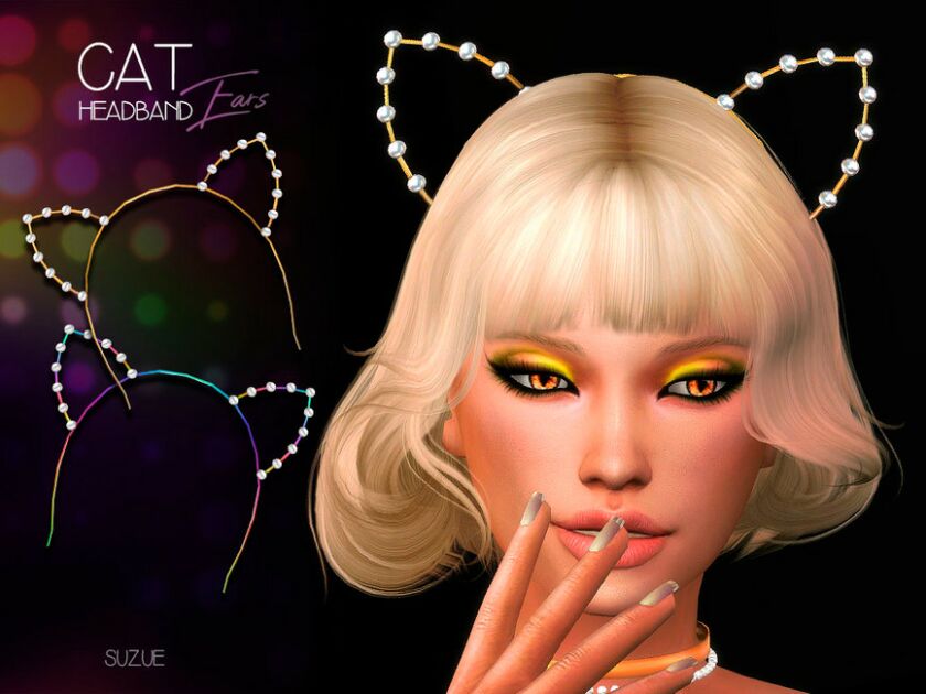 [Suzue] CAT Headband By Suzue Sims 4 CC