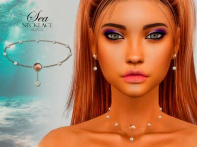 [Suzue] SEA Necklace Sims 4 CC