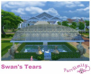 Swan’s Tears – A Mythical Pool Sims 4 CC