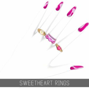 Sweetheart Rings Sims 4 CC