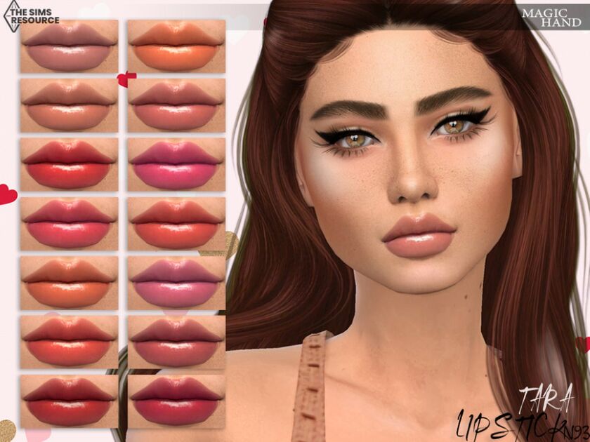 Tara Lipstick N93 By Magichand Sims 4 CC