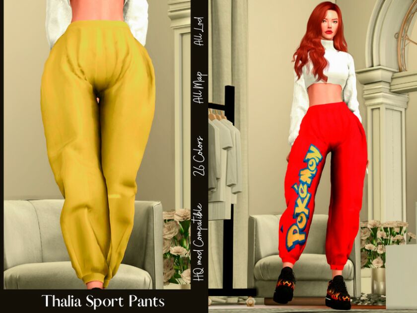 sims 4 cc thalia sport pants by couquett 2