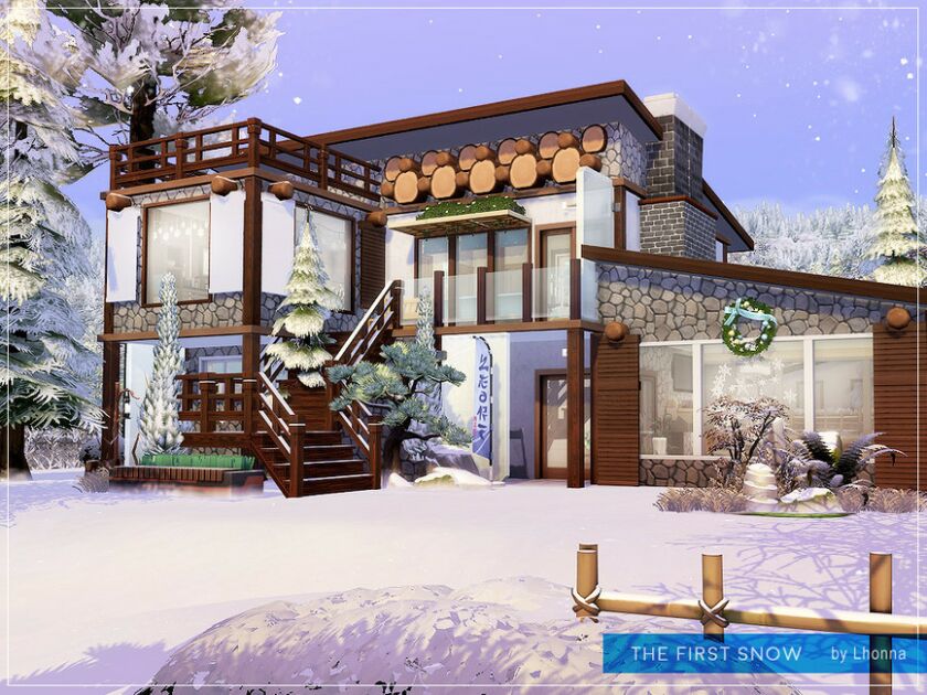 sims 4 cc the first snow by lhonna 2