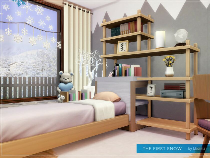 sims 4 cc the first snow by lhonna 7