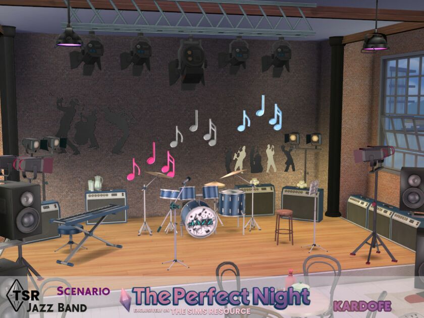 sims 4 cc the perfect night kardofe jazz band by kardofe 4