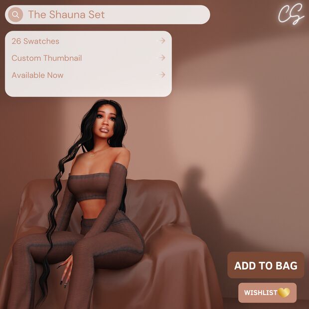 The Shauna SET + Essential Lashes Sims 4 CC