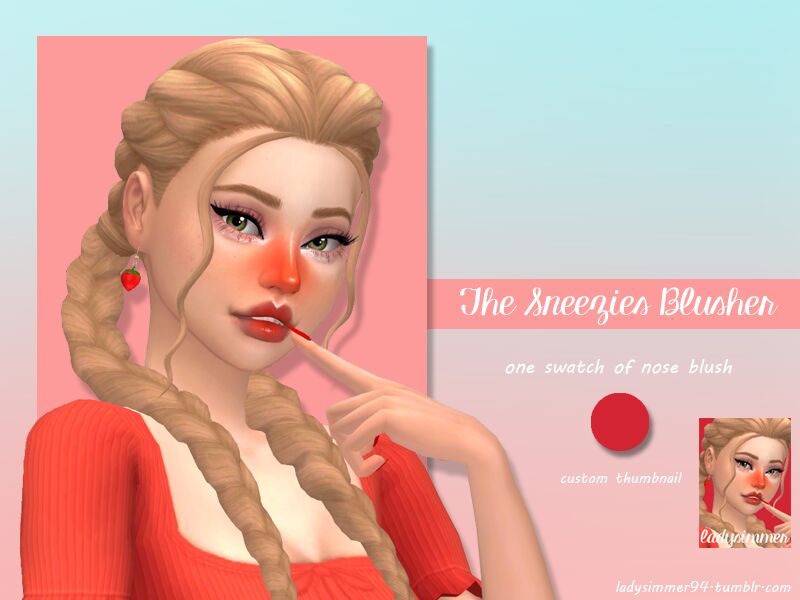 The Sneezies Blusher By Ladysimmer94 Sims 4 CC