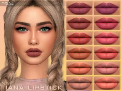 Tiana Lipstick N79 By Magichand Sims 4 CC