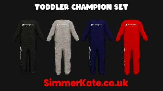 Toddler Champion SET Sims 4 CC