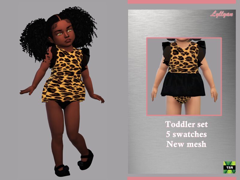 Toddler SET Raquel By Lyllyan Sims 4 CC