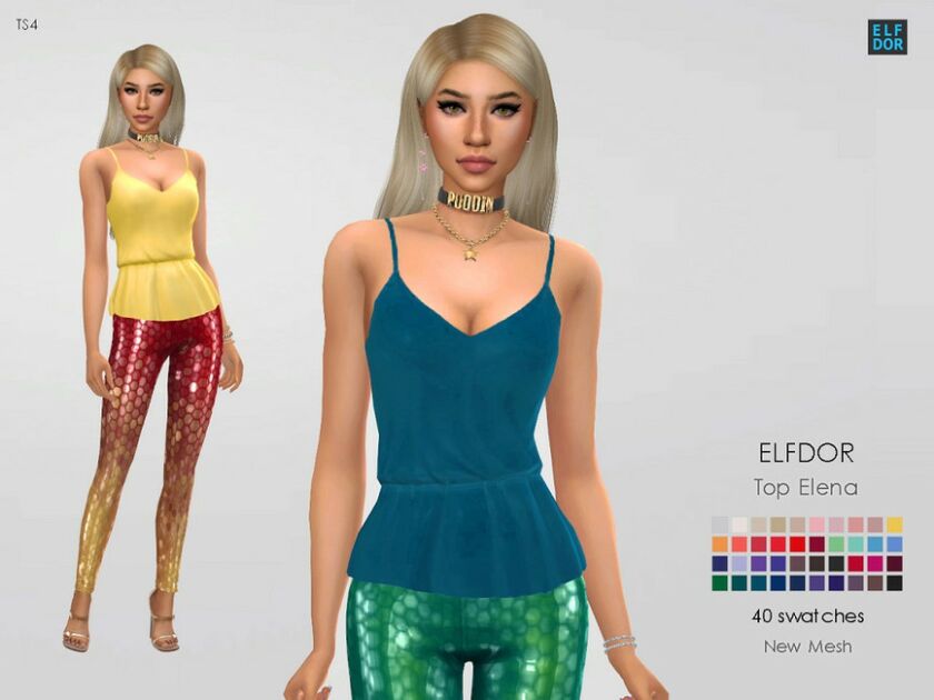 sims 4 cc top elena by elfdor 3