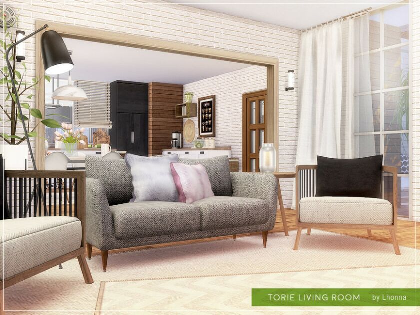 sims 4 cc torie living room by lhonna 2