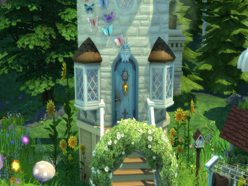 sims 4 cc tower the butterfairy by susancho93 2